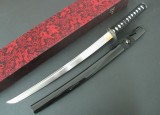 中号六武士日本刀.持扇镡