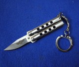 THE ONE Mini Balisong 迷你钥匙扣蝴蝶刀（全钢一体铆钉）