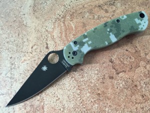 Spyderco PC2 战术折刀（迷彩黑刃)