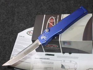 外贸版-MICROTECH 美国微技术 150-10 HALO V 超弹力直跳(蓝色柄）