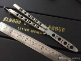 Benchmade经典钛柄蝴蝶甩刀BM40 （复刻版， 蝴蝶标）