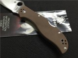 SPYDERCO 蜘蛛C90GBNPE2 stretch2 延伸2代 （棕色G10柄）