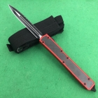 Microtech 美国微技术 Makora II 106-1 红蚂蚁II代 碳纤维柄 双刃边锯