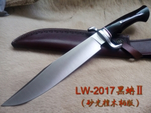 LW利威刀具-2017黑蚺Ⅱ(Python II)-DC53钢配檀木柄