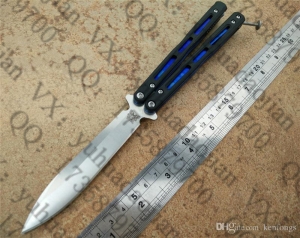 Benchmade 蝴蝶BM51经典蝴蝶刀甩刀 G10柄