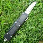 Microtech combat 碳纤柄战斗恐龙直跳自动刀（尖头）